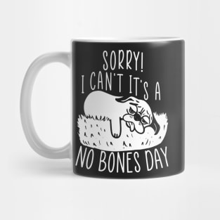 No Bones day Pug Meme Mug